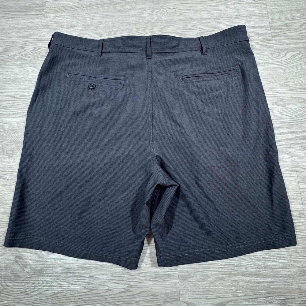 PGA Tour Men's Golf Shorts Gray Size 40 Flat Front Stretch Performance - Picture 6 of 8